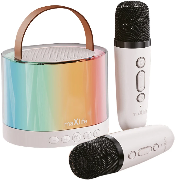 Maxlife Bluetooth karaokės kolonėlė MXKS-200 balta
