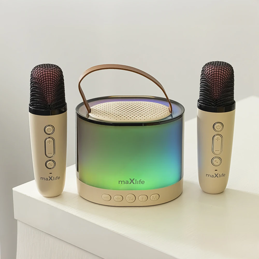 Karaoke rinkinys Maxlife MXKS-200, rožinės spalvos