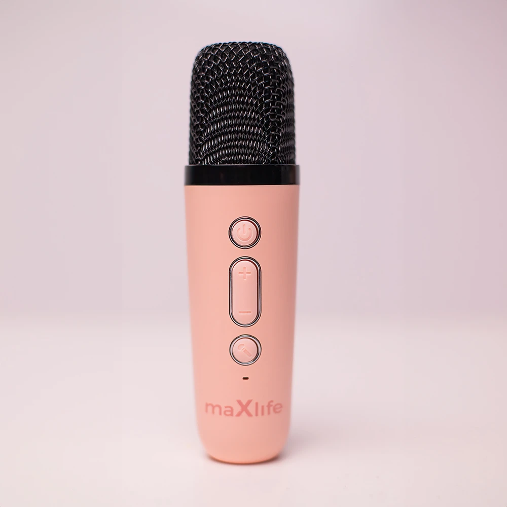 Maxlife „Bluetooth“ karaokės garsiakalbis MXKS-100 rožinis