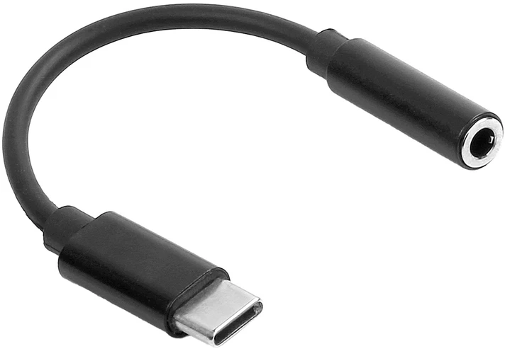 Maxlife garso adapteris MXJC-02 jack 3,5 mm – USB-C juodas