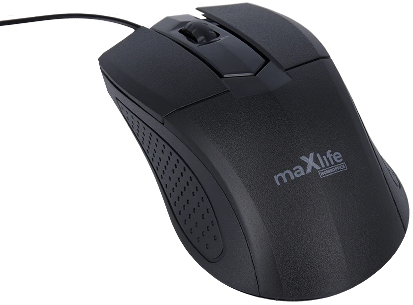 Maxlife Home Office MXHM-01 optinė pelė 1000 DPI 1,2 m juoda