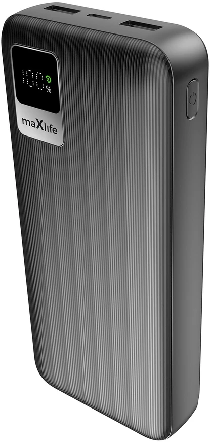 Maxlife išorinė baterija MXPB-07 20000 mAh juoda
