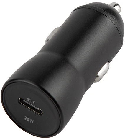 Maxlife MXCC-04 PD QC automobilinis įkroviklis 1x USB-C 20W juodas