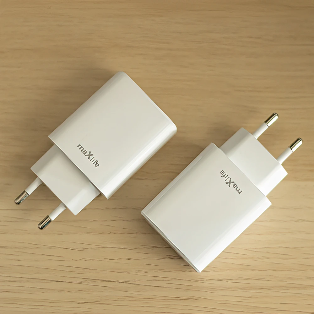 Maxlife MXTC-10-20C PD QC įkroviklis 1x USB-C 20W baltas