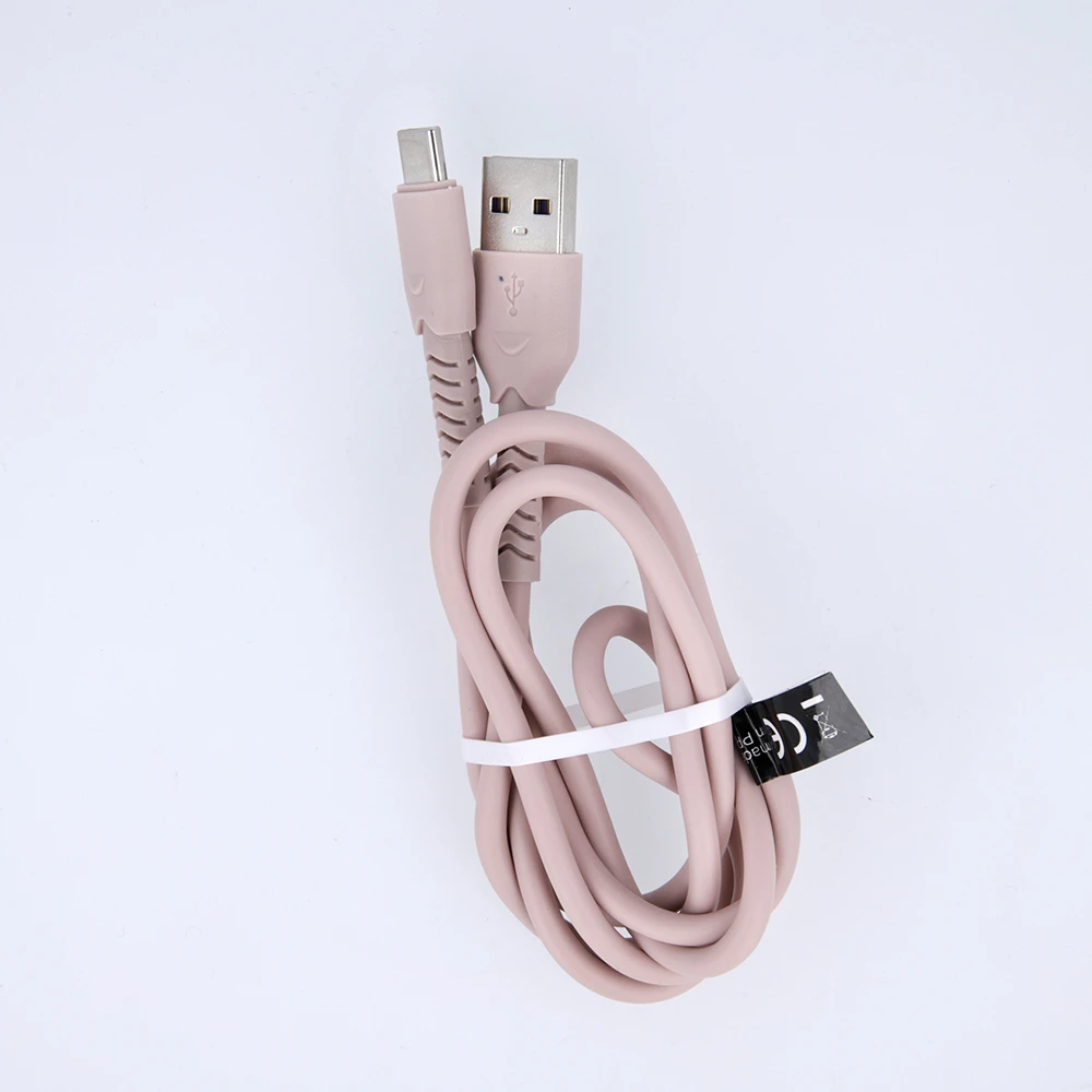 Maxlife MXUC-04 laidas USB – USB-C 1,0 m 3A rožinis
