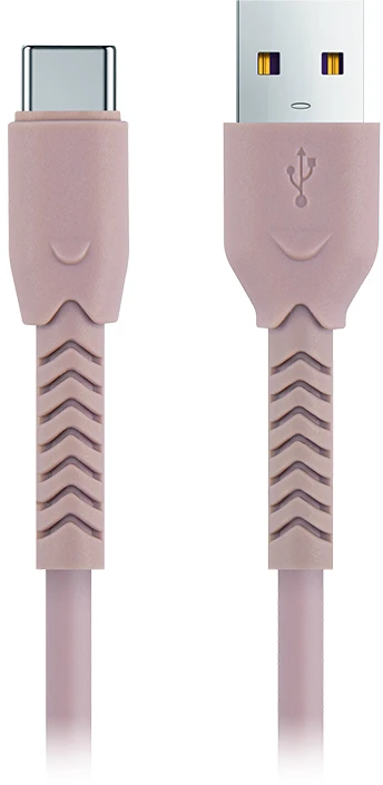 Maxlife MXUC-04 laidas USB – USB-C 1,0 m 3A rožinis