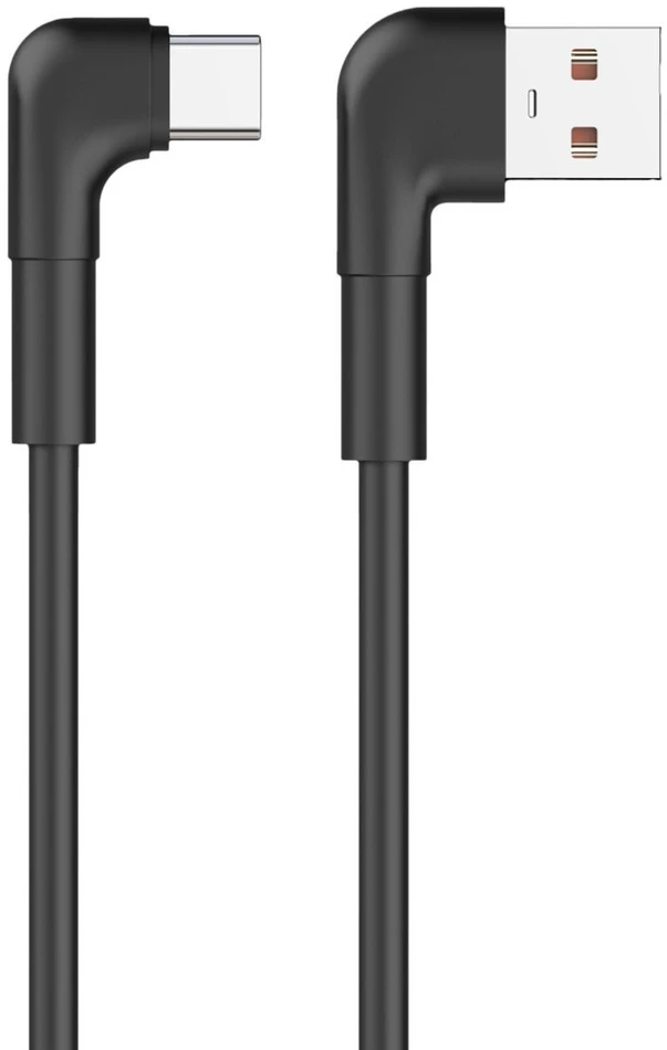 Maxlife MXUC-09 kampinis laidas USB – USB-C 1,0 m 3A juodas