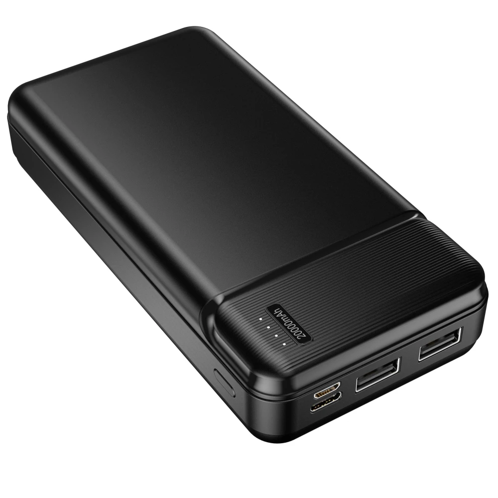 Nešiojamas įkroviklis Maxlife MXPB-01 20000mAh, juodas