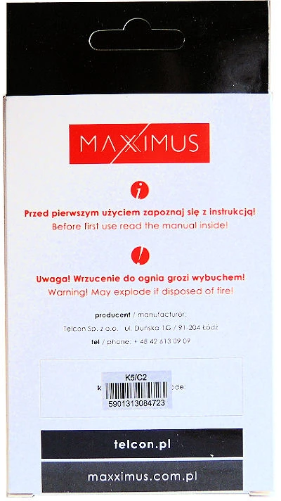 MAXXIMUS AKUMULIATORIUS LENOVO K5/C2/K5+ 2250mAh BL259