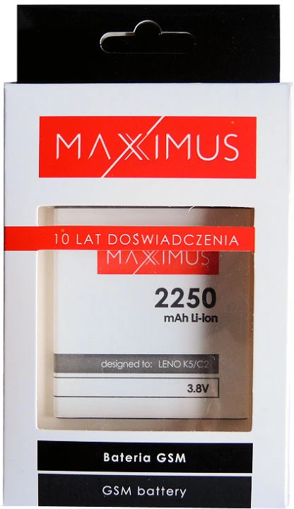 MAXXIMUS AKUMULIATORIUS LENOVO K5/C2/K5+ 2250mAh BL259