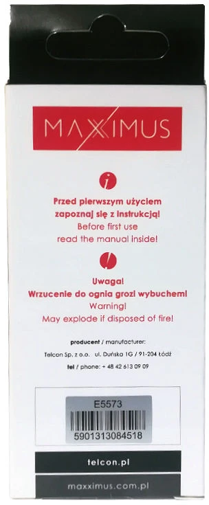 Baterija Maxximus Baterija Maxximus HUAWEI E5573 LTE 4G 1650 mAh modemas HB434666RBC