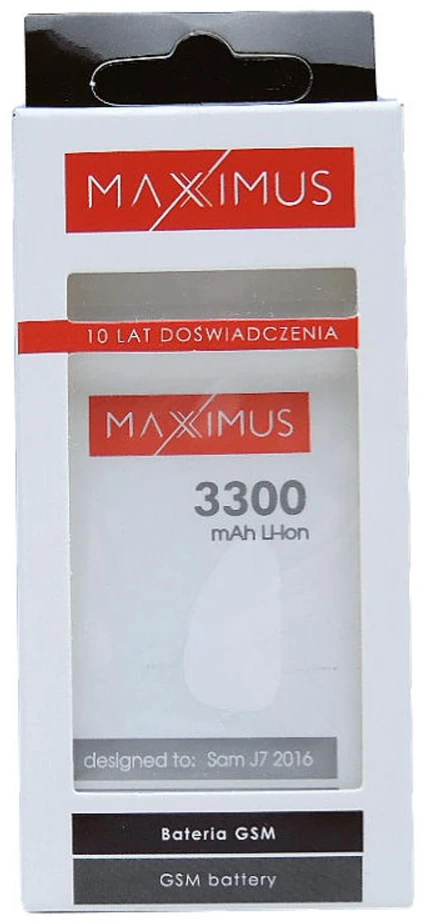MAXXIMUS baterija, skirta SAMSUNG J710 J7 2016 3300 mAh