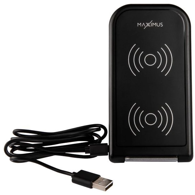 Maxximus INDUKTYVUSIS ĮKROVIKLIS MX SIGMA FAST CHARGER 10W STOVAS, ĮKROVIMAS 2 PLOKŠTUMOSE