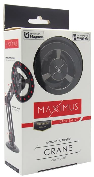 Maxximus MAGNETINIS AUTOMOBILINIS LAIKIKLIS MX CRANE (MAGSAFE) Juodas