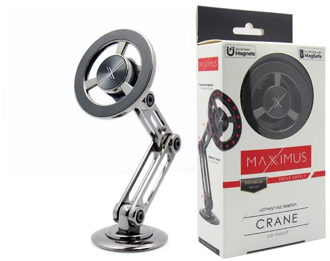 Maxximus MAGNETINIS AUTOMOBILINIS LAIKIKLIS MX CRANE (MAGSAFE) Juodas
