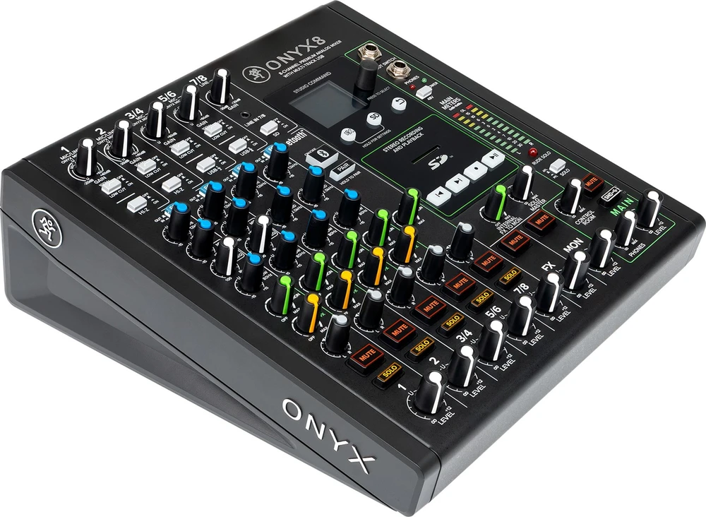 MCK Mackie ONYX 8 8 kanalai 20 – 30000 Hz Juoda