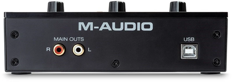 M-AUDIO M-Track Solo USB garso sąsaja Krištolinis pirminis stiprintuvas 16 bitų 48 kHz Juodas