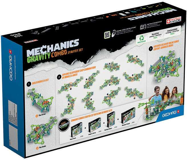 Trefl Mechanika Gravity RE Combo Starteris Rinkinys Hero GEOMAG GEO-757
