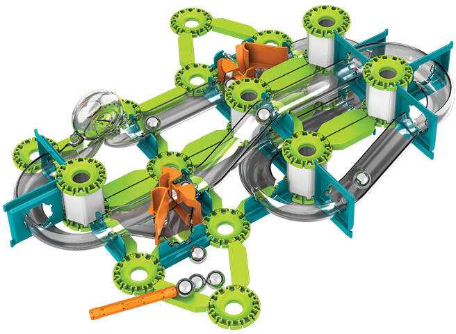 Mechanika Gravitacijos kilpos ir posūkiai magnetinės plytos 130 vienetų GEOMAG GEO-763