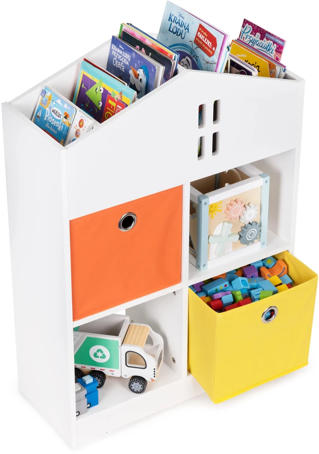 Medinė vaikiška spintelė–lentyna su skyriais, ECOTOYS