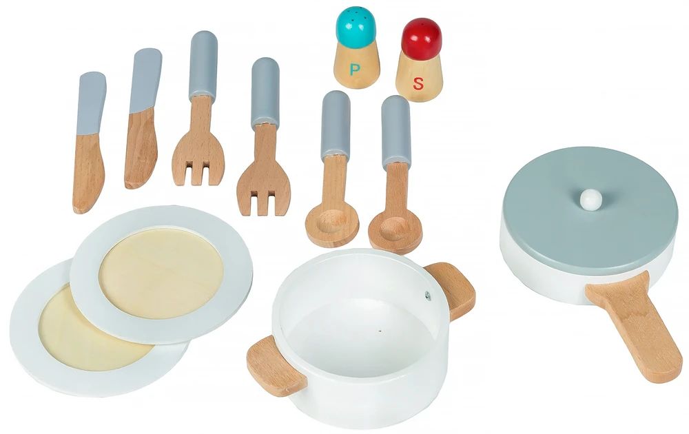 Ecotoys Medinė virtuvėlė Eko Žaislas Kulinaras