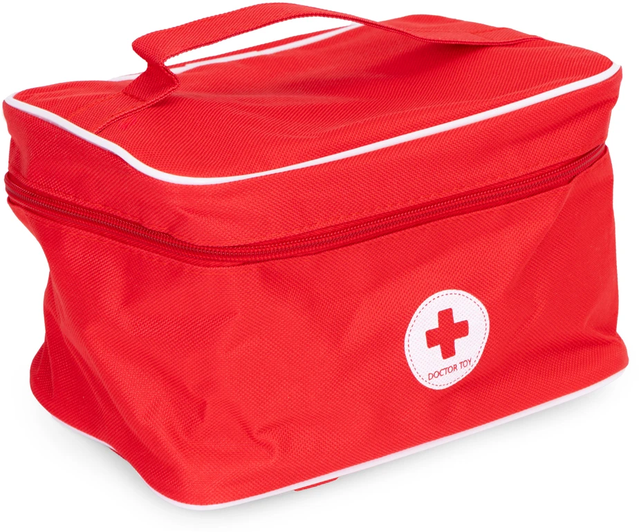 Medinis gydytojo rinkinys su medicininiu krepšiu vaikams, 28 dalys, ECOTOYS