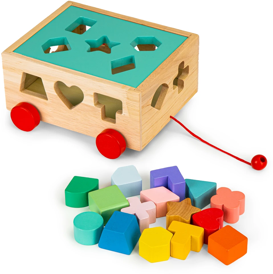 Medinis figūrėlių rūšiuoklis Ecotoys