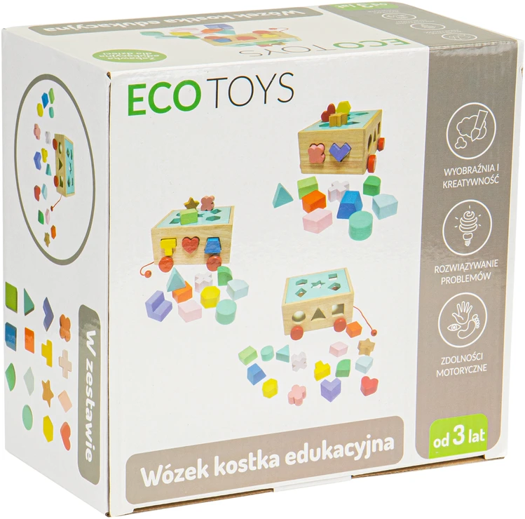 Medinis figūrėlių rūšiuoklis Ecotoys