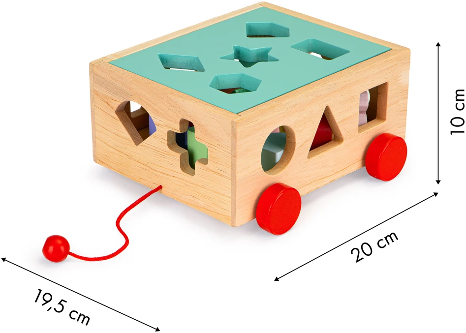 Medinis figūrėlių rūšiuoklis Ecotoys