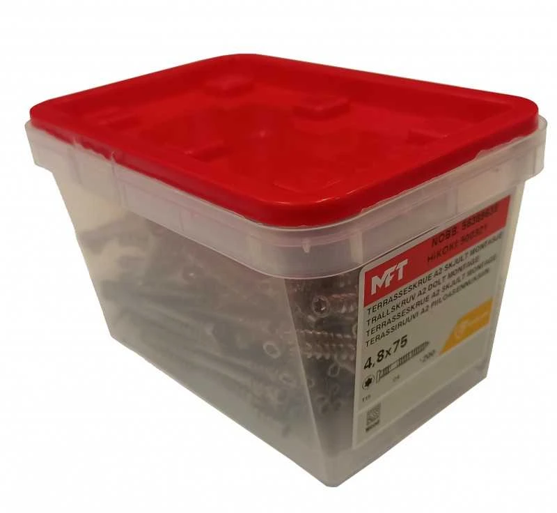 Hikoki Accessories Medvaržčiai terasos montavimui HiKOKI A2 MFT 4,8x75 mm