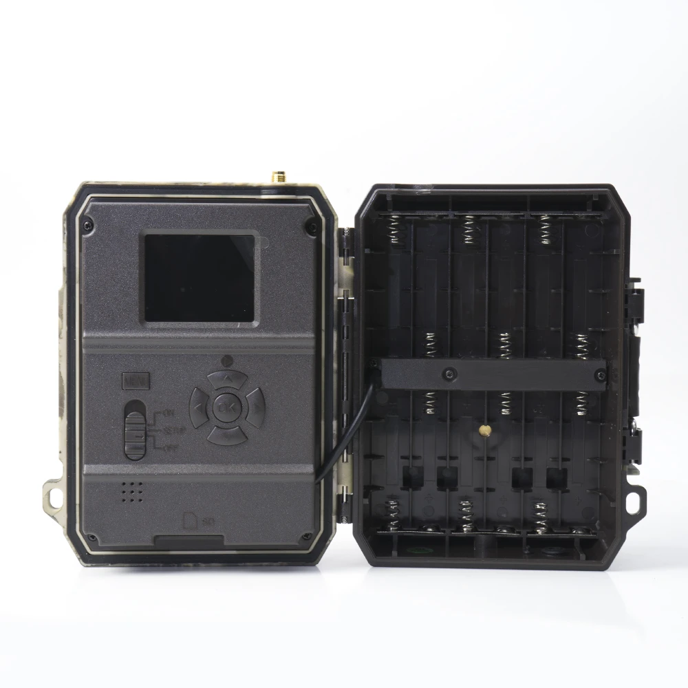 Medžioklės kamera PNI Hunting 350C 12MP su 3G internetu, SMS, nuotraukų siuntimu į telefoną, el. paštą, FTP, „Full HD“ 1080P, naktiniu matymu, 58 nematomais šviesos diodais gyvūnams