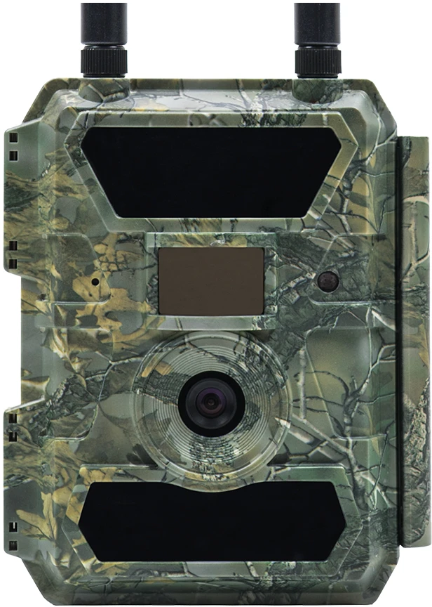 Medžioklės kamera PNI Hunting 400C 12MP su 4G LTE internetu, GPS, vaizdo ir nuotraukų siuntimu į telefoną, 4 el. pašto adresus, FTP, Full HD 1080P, naktiniu matymu, 57 nematomais šviesos diodais gyvūnams