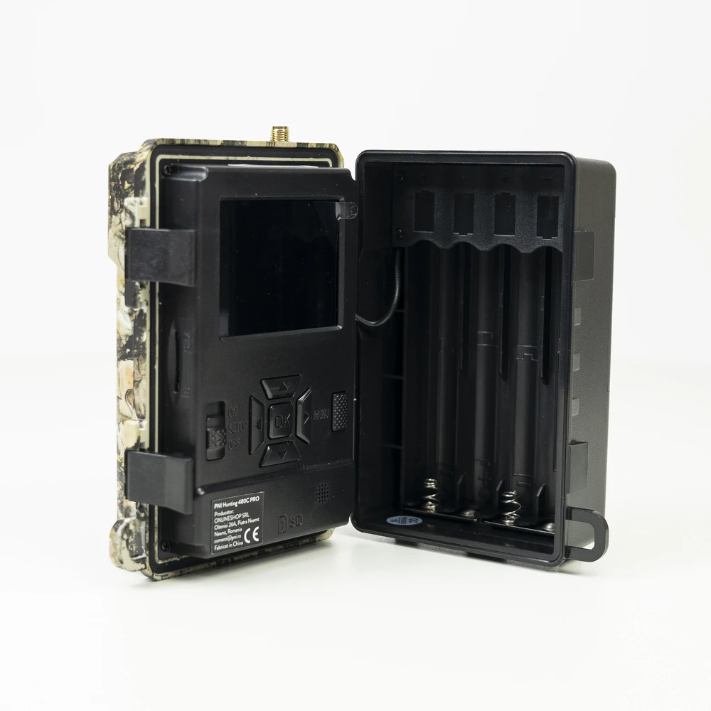 Medžioklės kamera PNI Hunting 480C PRO, 24MP, su 4G internetu, GPS, 60° matymo kampu