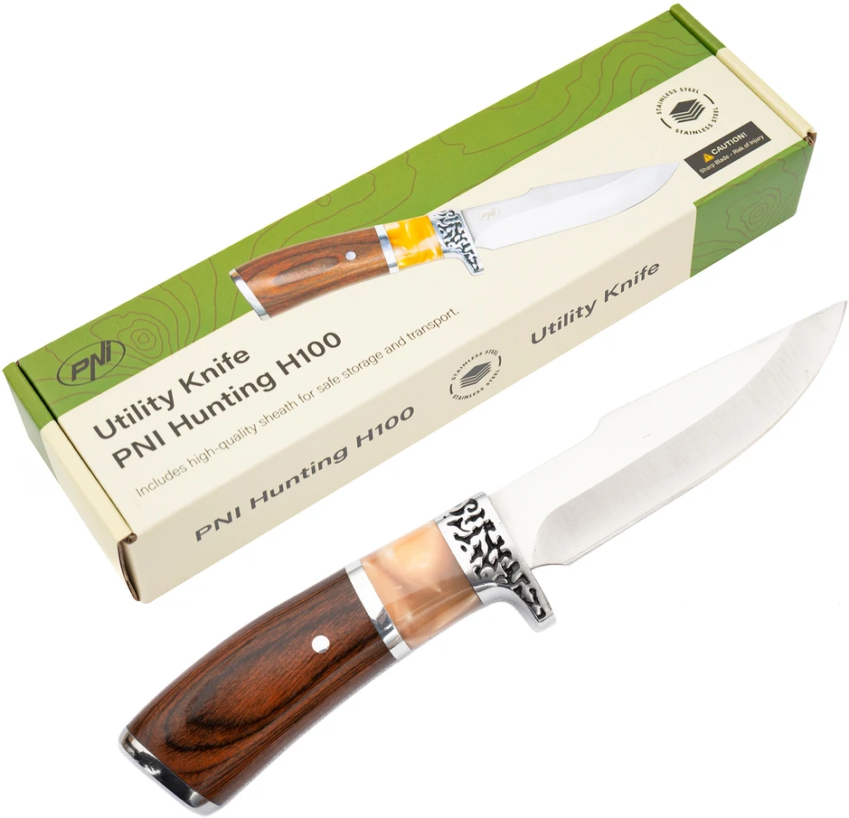Medžioklinis peilis PNI Hunting H100