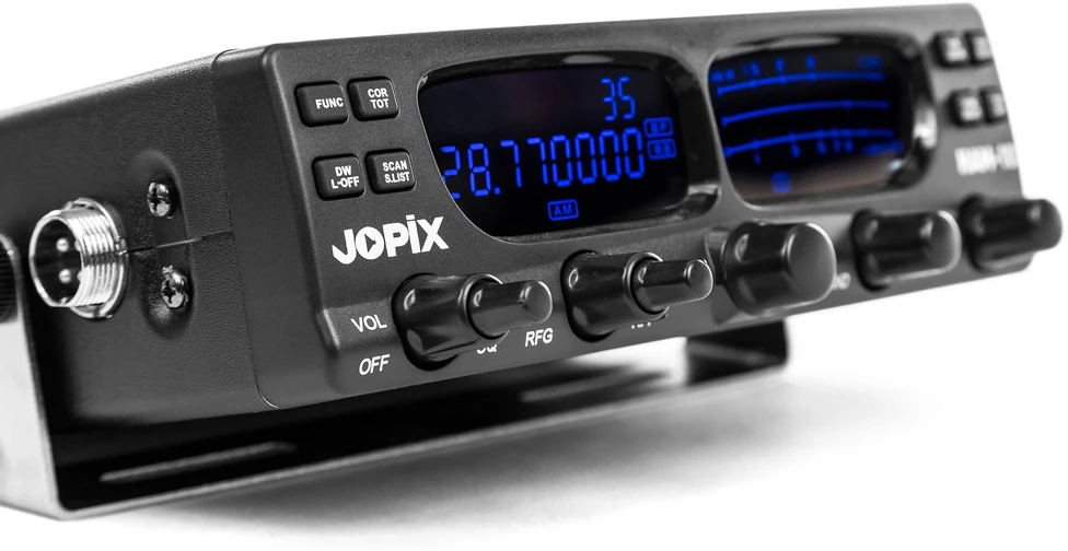 Mėgėjiška radijo stotis Jopix HAM-10, FM / AM / USB / LSB / CW 28-29.7 MHz, Roger Beep, 13.8V