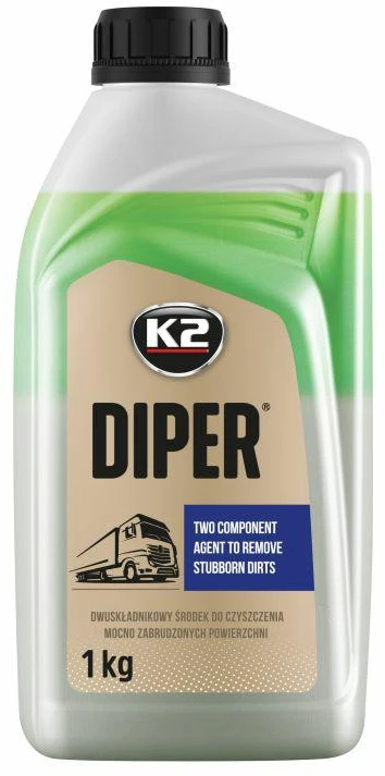 Dviejų komponentų ploviklis K2 Diper, 1kg