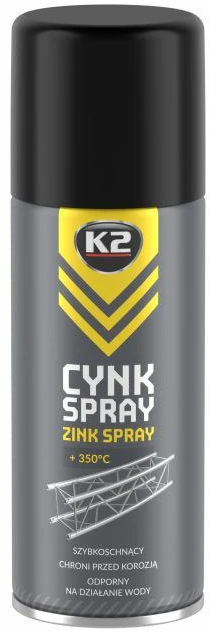 Melle K2 CYNK PURŠKALAS 400ML APSAUGO PLIENINES KONSTRUKCIJAS NUO KOROZIJOS