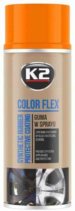 Gumuoti dažai Color Flex K2, Oranžinė