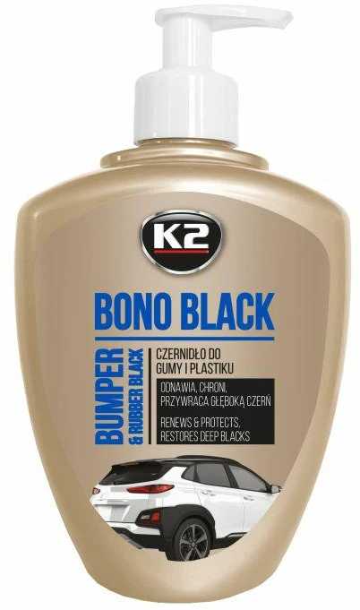 Melle K2 JUODIKLIS GUMOS IR PLASTIKO ATNAUJINIMUI BONO Juodas 500ML
