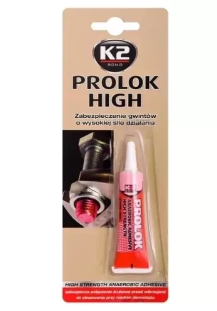 Anaerobiniai klijai didelio stiprumo K2 Prolok, 6 ml