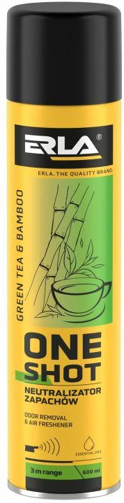 Melle K2 KVAPŲ NEUTRALIZATORIUS Žalias TEA & BAMBOO ERLA ONE SHOT 600ML