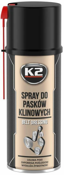 K2 Tepalas diržams 400ml purškiamas