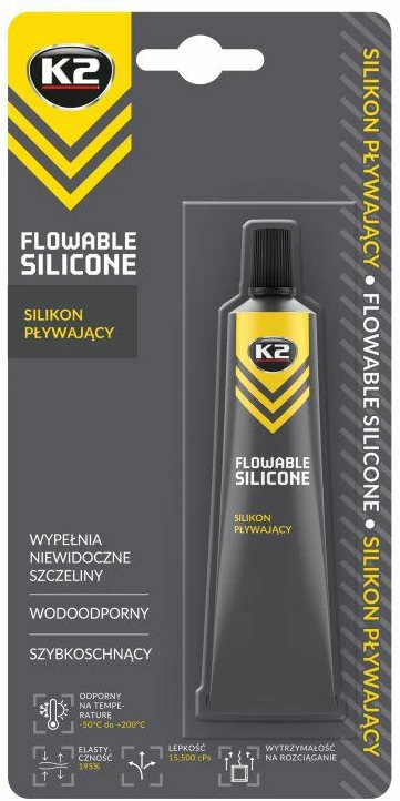 Melle K2 SILIKONAS SKYSČIUI NELAIDUS VANDENIUI GREITAI DŽIŪSTANTIS FLOWABLE SILICONE 21G