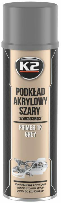 Pilkas gruntas K2, 500 ml