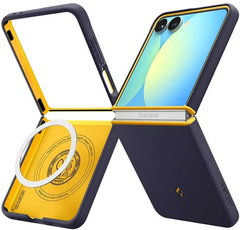 Dėklas Spigen Nano Pop Mag Magsafe Galaxy Z Flip 7 bluberry navy