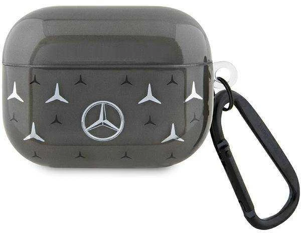 Mercedes MEAP8DPMGS AirPods Pro dėklas, juodos spalvos, Large Star Pattern