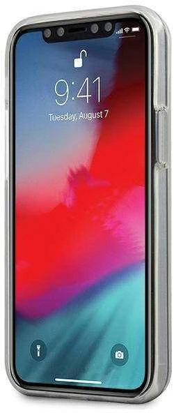 Mercedes MEHCP12SCLGBL Apple iPhone 12 mini 5,4″ mėlynas kietas dėklas skaidrus Line
