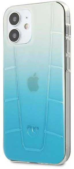 Mercedes MEHCP12SCLGBL Apple iPhone 12 mini 5,4″ mėlynas kietas dėklas skaidrus Line