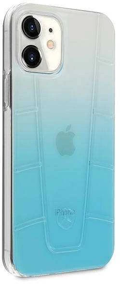 Mercedes MEHCP12SCLGBL Apple iPhone 12 mini 5,4″ mėlynas kietas dėklas skaidrus Line