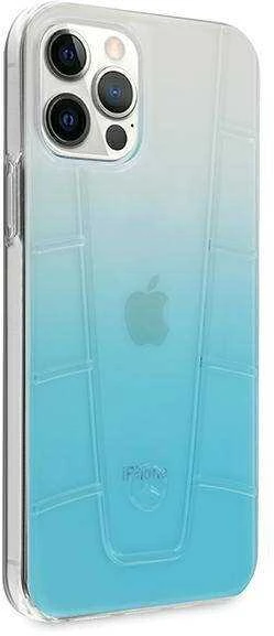 Mercedes MEHCP12LCLGBL Apple iPhone 12 Pro Max 6,7″ mėlynas kietas dėklas skaidrus Line